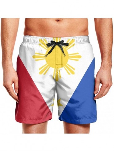 Board Shorts Mens Swim Trunks Flag of Texas State Quick Dry Printed Beach Shorts Casual - Flag of the - C418TNZK6MD $60.57