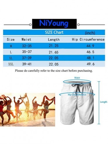 Board Shorts Men Fashion Swim Trunks Quick Dry Bathing Suits Board Shorts with Pocket - Charming Hawaii Flower - CY199MO3UXT ...