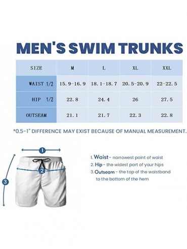 Board Shorts Men's Quick Dry Swim Shorts with Mesh Lining Swimwear Bathing Suits Beach Shorts - Nebraska Cornhuskers-4 - CY19...