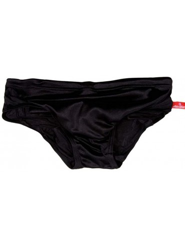 Trunks Fashion Men Breathable Trunks Pants Beach Solid Color Running Swimming Underwear Slim Soft Comfy Swimwear - Black - C5...