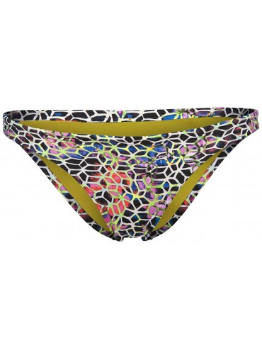 Tankinis Women's Rule Breaker Free Brief MaxLife Bikini Bottom - Mosaic - CH18CKL9SLL $17.86