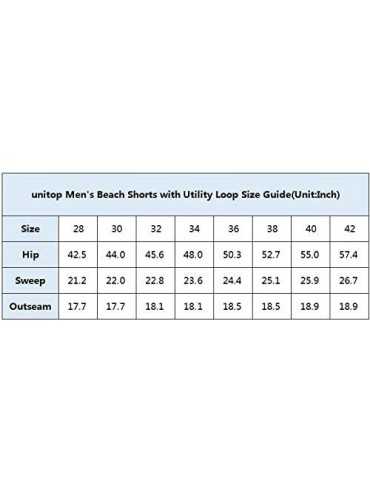 Board Shorts Men's Swim Trunks Classical Volley Board Shorts Colorful Pattern with Mesh Lining - Blue-249(back Pocket) - CK18...