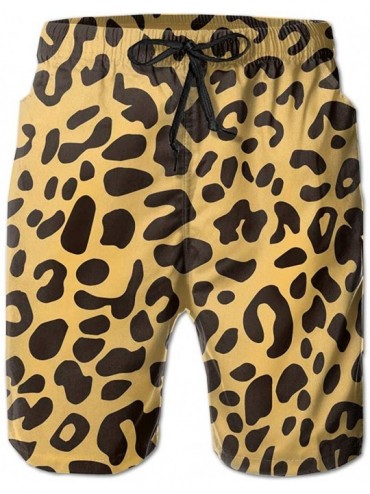 Board Shorts Boys Board Shorts Colorful Leopard Print Quick Dry Swim Surf Trunks - CA18QMLLHA4 $47.52