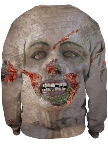 Rash Guards Halloween Mens Casual Scary Lover 3D Print Party Long Sleeve Hoodie Top Blouse - Gray - C018YHGDMC6 $20.61