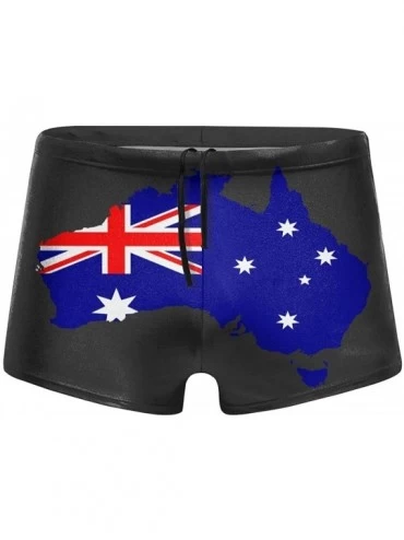 Briefs Men's Swimwear Briefs Swim Trunk Arizona State Flag Bikini Boxer Swimsuit - Australia Flag 2 - CG19CCYC3KU $46.50