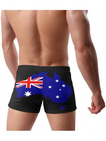 Briefs Men's Swimwear Briefs Swim Trunk Arizona State Flag Bikini Boxer Swimsuit - Australia Flag 2 - CG19CCYC3KU $28.28