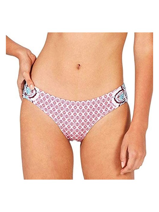 Bottoms Women's Aztec Hipster Bikini Swim Bottom - Pink - CZ18UUENC75 $13.37