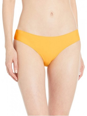 Bottoms Women's Classic Surf Hipster Cheeky Coverage Bikini Bottom - Mango 4k - CM18D05EQS2 $71.33