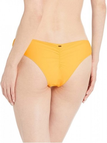 Bottoms Women's Classic Surf Hipster Cheeky Coverage Bikini Bottom - Mango 4k - CM18D05EQS2 $42.80