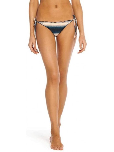 Bottoms Swimwear Women's Lake Tie Side Hipster Bikini Bottom - Lake - CL18OAZ73ZR $79.54