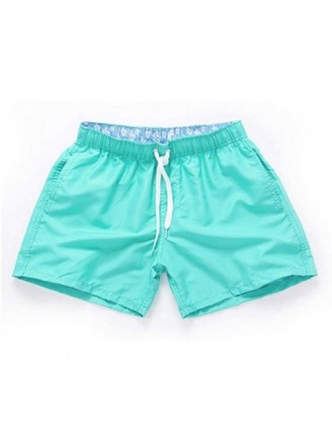 Trunks Swimsuit Shorts Quick Drying Swim Trunks for Men Swimwear Men Swimwear - Orange - CX18WC333QD $30.19