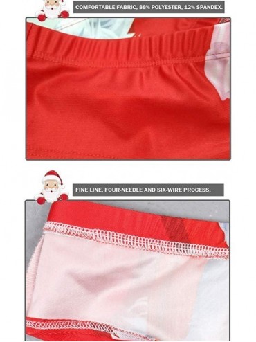 Tankinis Women's Fashion 3D Digital Printed Panties Underwear Briefs Bikini Bottom Gifts - Xmas Snowman - C1192RNGUW4 $12.77