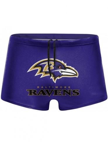 Briefs Men's New York Je-ts Swimwear Trunks Square Leg Boxer Brief Swimsuit Swim Underwear - Baltimore Ravens - C9194R8GLIL $...