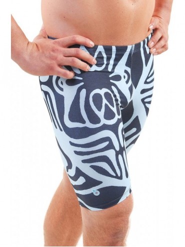 Racing Mens Jammers Compression Speed Swimsuit Liners - Kai - C9187609U2A $42.98