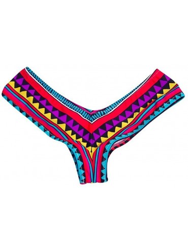 Bottoms Brazilian Bikini Bottom V-Style Swimwear Swim Thong for Sexy Women - Mt - C5195ZAL979 $14.67