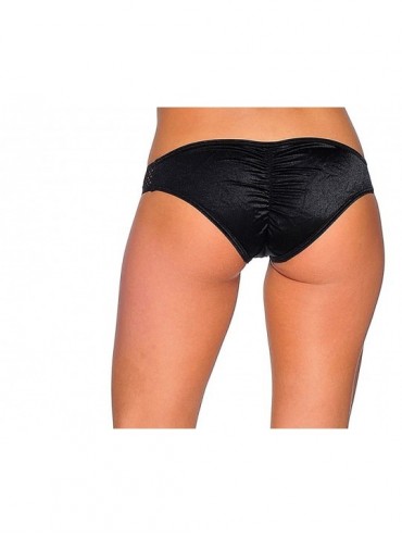 Bottoms Women's Honeycomb Bikini Bottom - Black - CC11DODQ2JZ $13.85