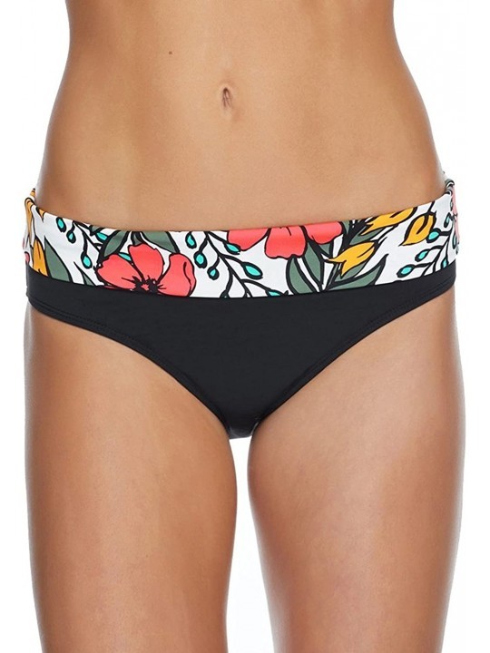 Tankinis Women's Bikini Bottom - Black - CS18233CNIY $36.18