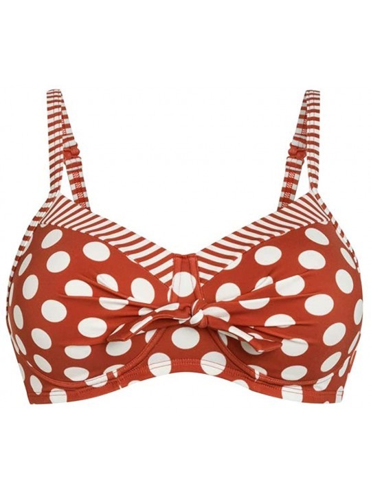 Tops Women's Alabama Wire-Free Bikini Top Pocketed Mastectomy Swimsuit - Multi - C018Z73QCCM $53.75