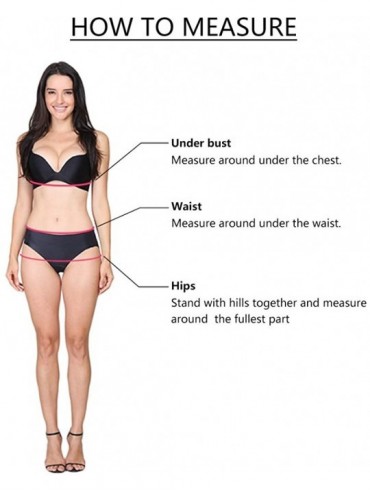 Bottoms Swimsuits for Womens- Cross Bandage Bikini Set Push-Up Brazilian Swimwear Beachwear Swimsuit - C-pink - CB18MH6IO54 $...