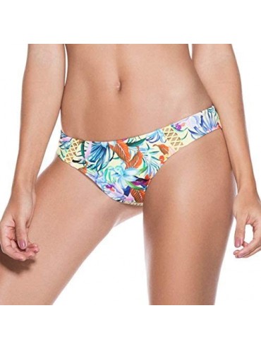 Sets Women's Passion Flower Medium Coverage Bikini Bottom - Multi - C218HTHAYOW $67.11