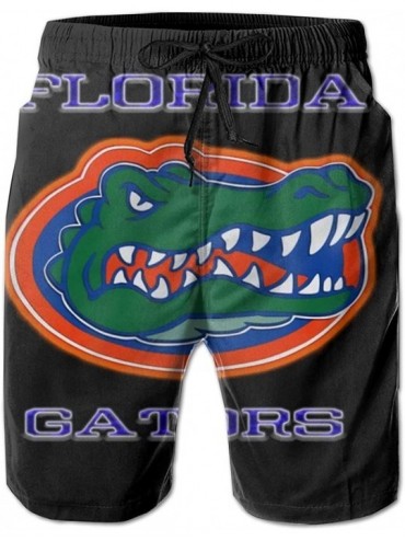 Board Shorts Men's Quick Dry Swim Shorts with Mesh Lining Swimwear Bathing Suits Leisure Shorts - Florida Gators-9 - CD190T36...