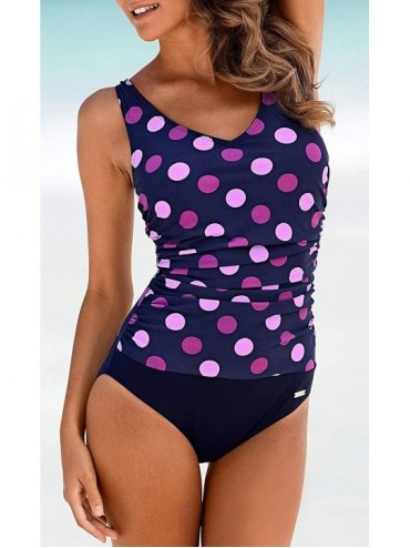 Racing Women's One Piece Swimsuit Tummy Control Padded Athletic Training Swimwear V Neck Slimming Bathing Suit Plus Size - Pu...
