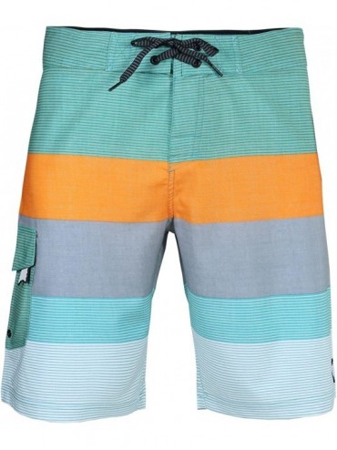 Board Shorts Men's Beach Vacation Swimwear Board Shorts - Cosumel-blue - CB18EYKS9QS $33.46
