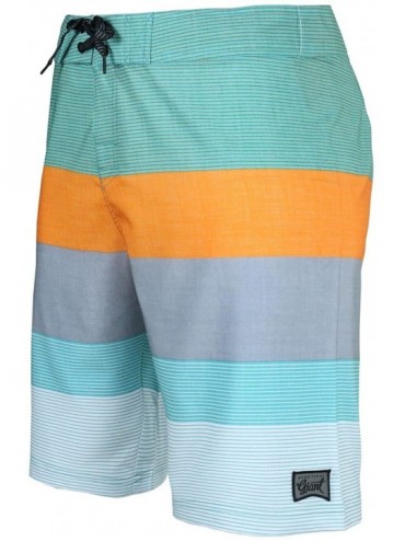 Board Shorts Men's Beach Vacation Swimwear Board Shorts - Cosumel-blue - CB18EYKS9QS $18.08