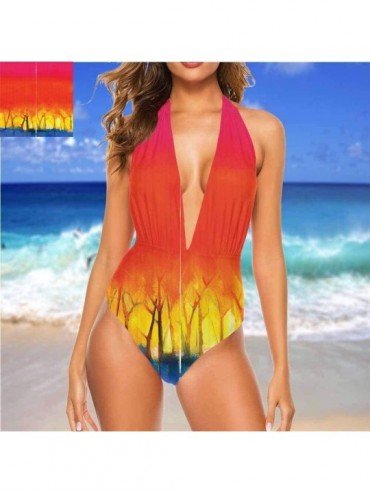Cover-Ups Backless Thong Bikini Colored Travel Suitcase Fits All Different Body Types - Multi 17 - CO19CA5W5IC $42.10