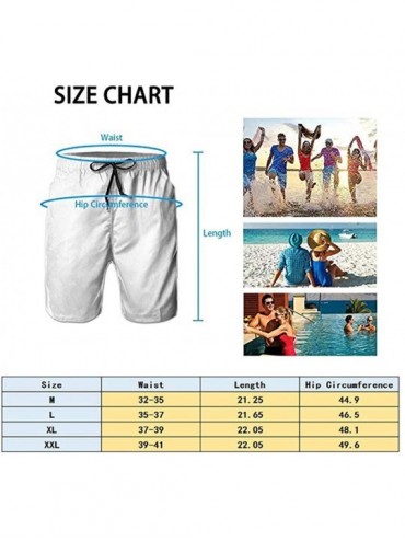 Board Shorts Men Bathing Suit Swim Trunks Quick Dry Beach Shorts - Dental Fabric Teeth Blue - Delicious Donut - CU18SQO2XXC $...