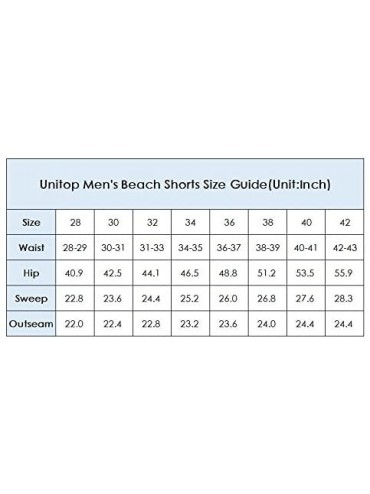 Board Shorts Men's Board Shorts Summer Holiday Surf Trunks Quick Dry - Orange-39 - CR17AZX889Q $19.06