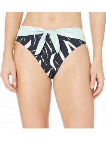 Bottoms Women's High Waist Hipster Pant Bikini Swimsuit Bottom - Multi//Island Breeze - CW18Y259LXC $51.98