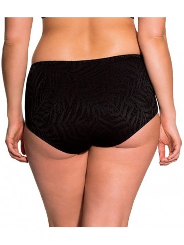 Bottoms Curves Trinidad Body Shaping Hipster Swim Brief (D17037E) - Black - CS180K70TMY $11.21