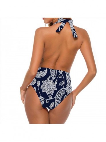 Sets Floral Seamlesspattern in N Style-Womens Bathing Suit Women Bikini S - Color 01 - CY190O0I054 $35.91