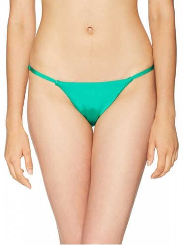 Tankinis Women's 80's Flashback Rio Bikini Bottom Swimsuit - Flashback Envy - CT1808KOY6U $46.54