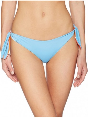 Bottoms Women's Horizon Reversible Stripe Cheeky Bikini Bottoms - Blue - CO186Z4Z336 $46.86