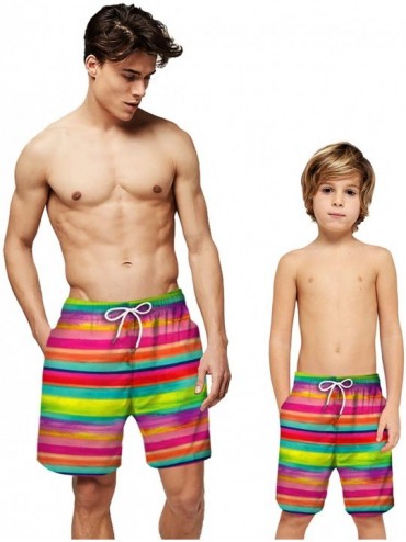 Board Shorts Men's Swim Trunks Beach Quick Dry Shorts Holiday 3D Printed Board Shorts - Bde-017 - CG194WTTIKT $18.10
