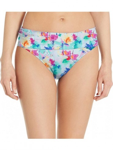 Tankinis Women's Aloha Banded Bikini Bottom Swimsuit - Meadow - CS18726WQHO $16.14