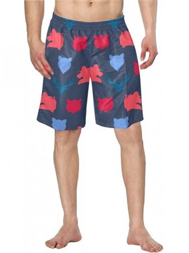 Trunks Relaxed Fit Quick Dry Shorts Men's Swim Trunks Beach Pants - Design26 - C618EK8NR3R $56.75