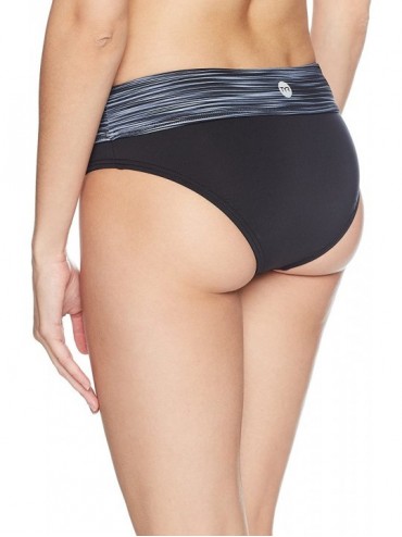 Tankinis Women's Arvada Riva Classic Bikini Bottom - Black - CP185XD4S49 $38.03