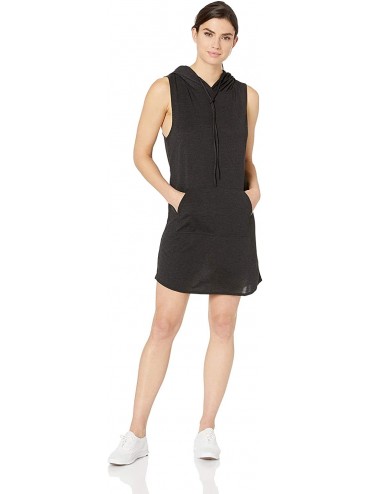 Racing Womens Kora Hooded Dress - Black - CT18IE9TELE $35.50
