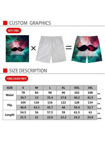 Board Shorts Mens Quick Dry Novelty Print Swim Trunks Board Shorts Swimsuit Bathing Suits with Mesh Lining and Side Pockets -...