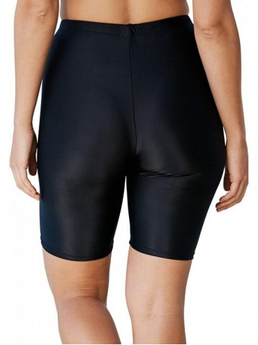 Tankinis Women's Plus Size Swim Bike Short Swimsuit Bottoms - Dream Blue (2272) - C118M502U6D $19.31