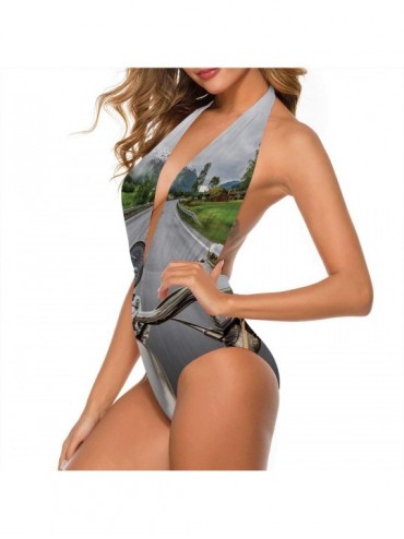 Racing 75Th Anniversary Happy Birthday from The High Waisted Swimsuits for Women S - Color 17 - CS190O7MU0Z $32.85