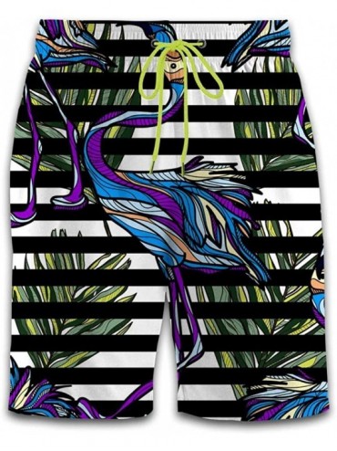 Board Shorts Skull Octopus Men's Fashion Printing Leisure Beach Shorts Colorful Beach Pants - Color-9 - CD19CLMEI3X $36.60