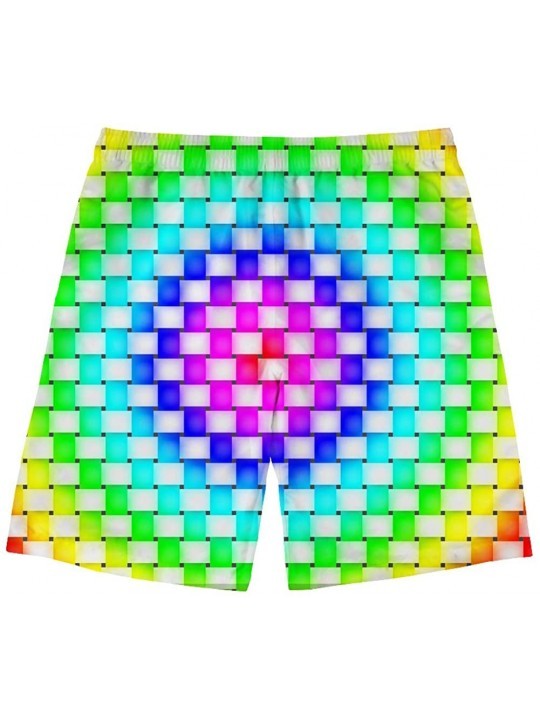 Trunks Men's Swim Trunks Quick Dry Bathing Suits Sur Beach Holiday Party Board Shorts with Mesh Lining - Color 6 - CB194UI0WH...
