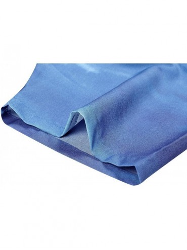 Cover-Ups Men's Designer Fashion Short Sleeve Hawaiian Shirt - Blue_w558 - CH12E5MS66F $18.07