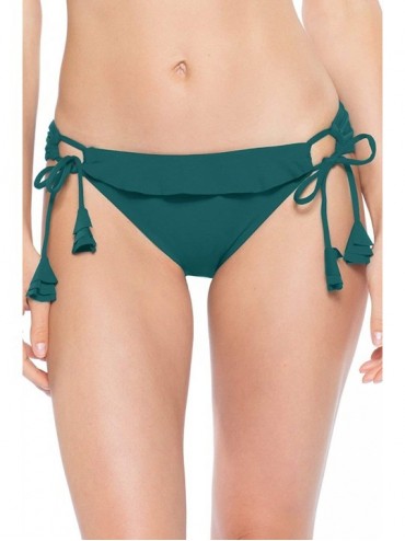 Bottoms Women's Socialite Loop Tie Side Hipster Bikini Bottom - Fern - CE18HI926LA $70.75
