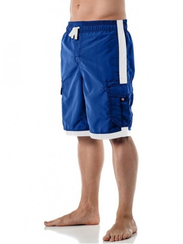 Board Shorts Men's Boardshorts - Solid Colors Team USA - Royal - CM1800TNAGR $16.58
