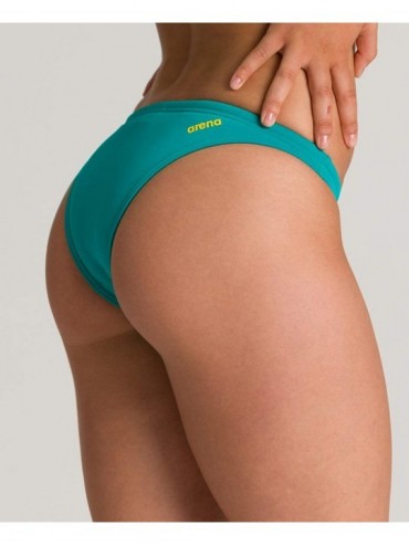 Tankinis Women's Rule Breaker Free Brief MaxLife Bikini Bottom - Persian Green - CE18CKLGWC9 $17.27